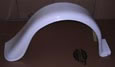 FENDER RT REAR 34 FORD/CHEVY WHITE